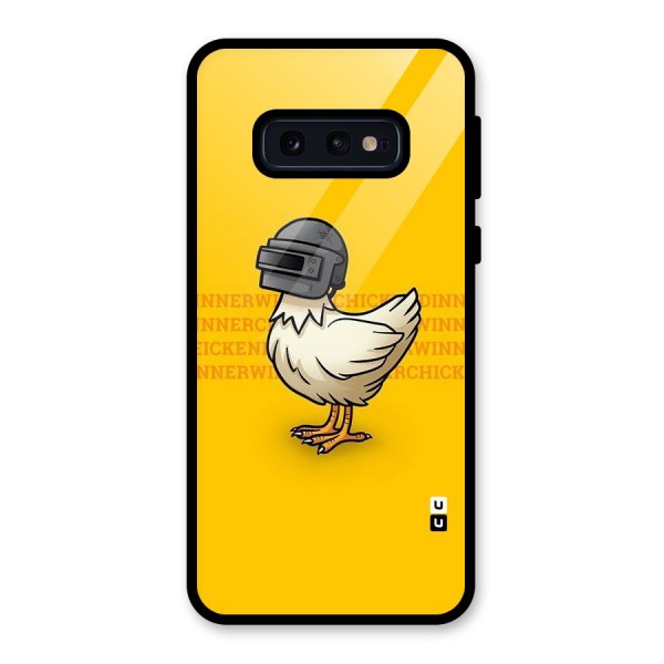 Cute Mask Glass Back Case for Galaxy S10e