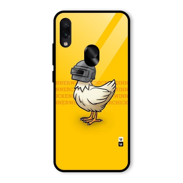 Cute Mask Glass Back Case for Redmi Note 7