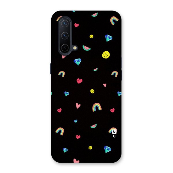 Cute Multicolor Shapes Back Case for OnePlus Nord CE 5G