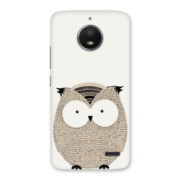 Cute Owl Back Case for Moto E4