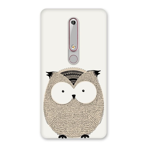 Cute Owl Back Case for Nokia 6.1