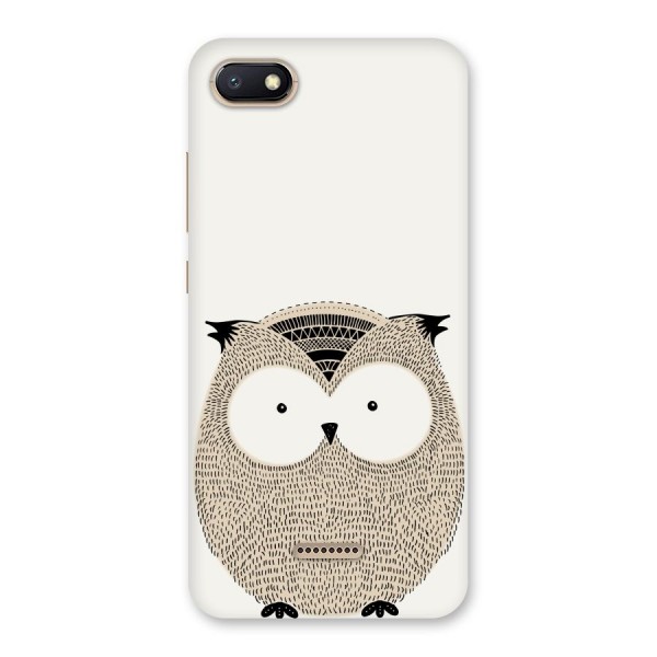 Cute Owl Back Case for Redmi 6A