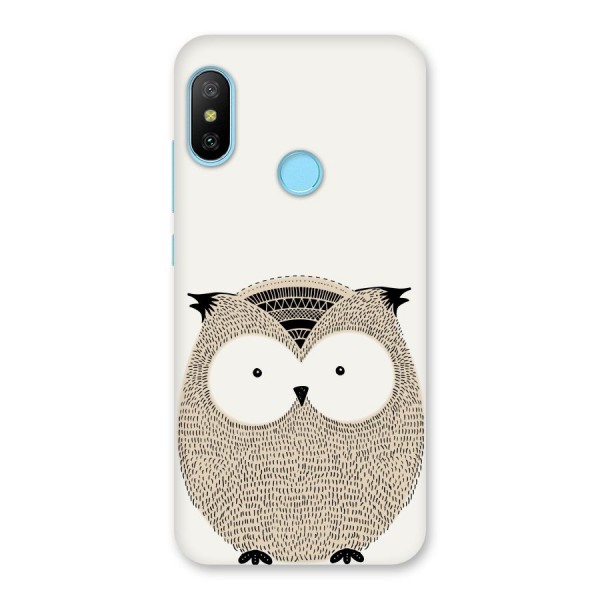 Cute Owl Back Case for Redmi 6 Pro