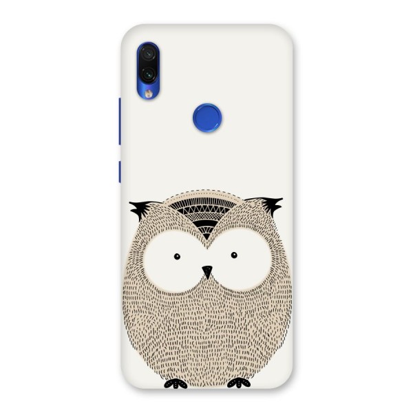 Cute Owl Back Case for Redmi Note 7S