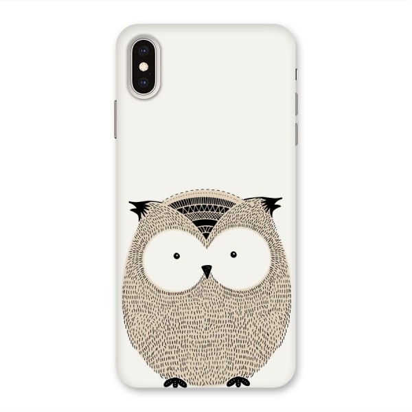 Cute Owl Back Case for iPhone XS Max