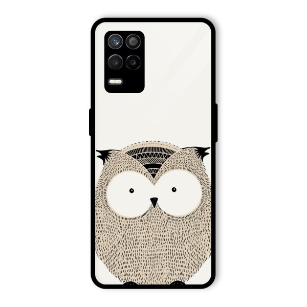 Cute Owl Glass Back Case for Realme 9 5G