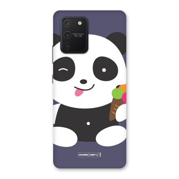 Cute Panda Blue Back Case for Galaxy S10 Lite