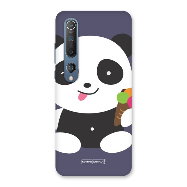 Cute Panda Blue Back Case for Mi 10