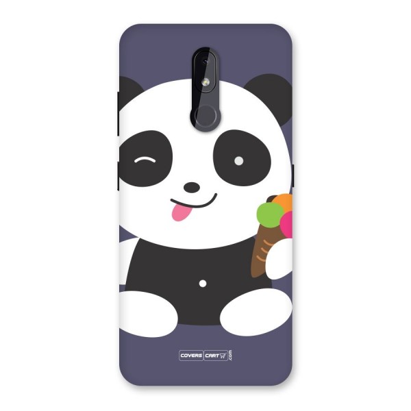 Cute Panda Blue Back Case for Nokia 3.2