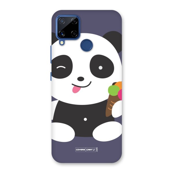 Cute Panda Blue Back Case for Realme C12