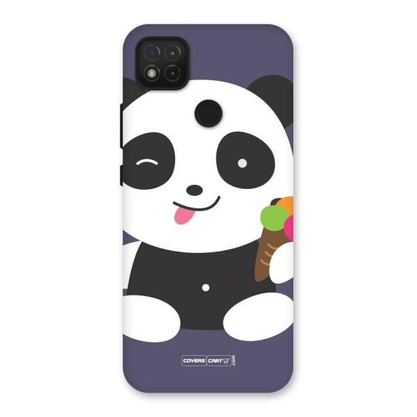 Cute Panda Blue Back Case for Redmi 9C