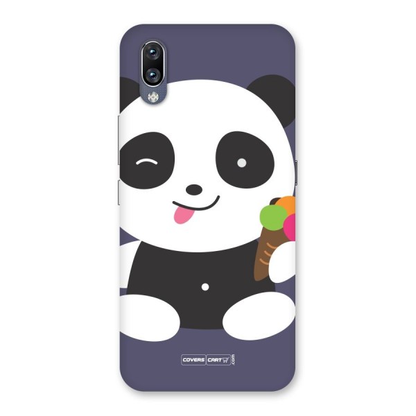 Cute Panda Blue Back Case for Vivo NEX