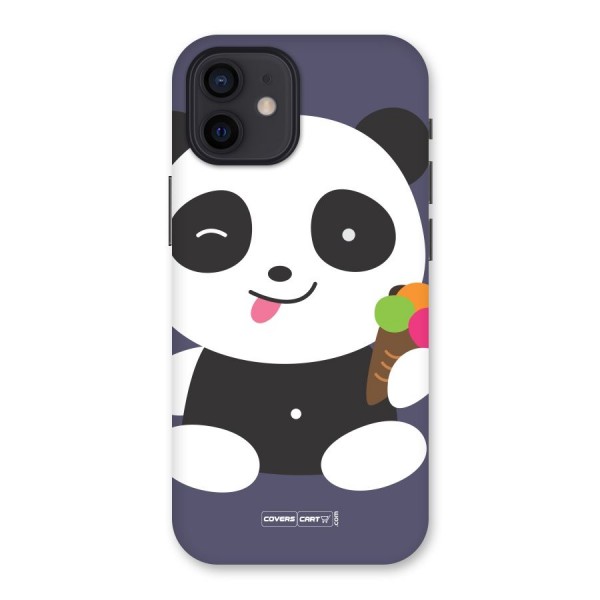 Cute Panda Blue Back Case for iPhone 12