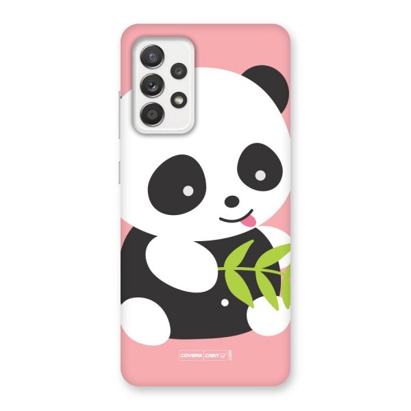 Cute Panda Pink Back Case for Galaxy A52