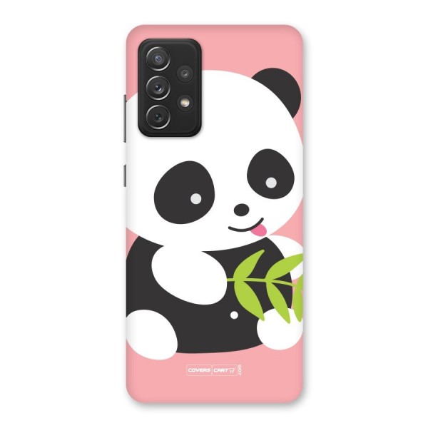 Cute Panda Pink Back Case for Galaxy A72