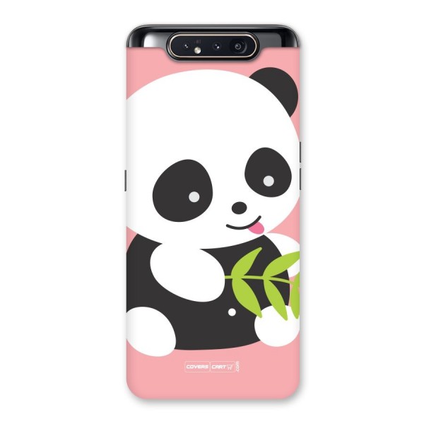 Cute Panda Pink Back Case for Galaxy A80