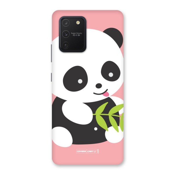 Cute Panda Pink Back Case for Galaxy S10 Lite