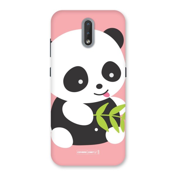 Cute Panda Pink Back Case for Nokia 2.3