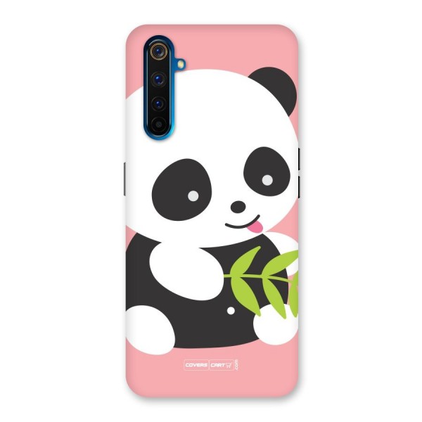 Cute Panda Pink Back Case for Realme 6 Pro