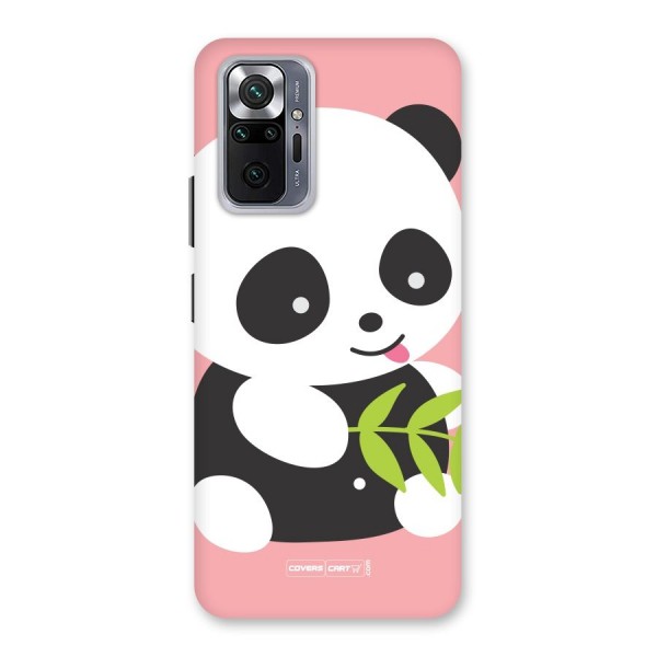 Cute Panda Pink Back Case for Redmi Note 10 Pro