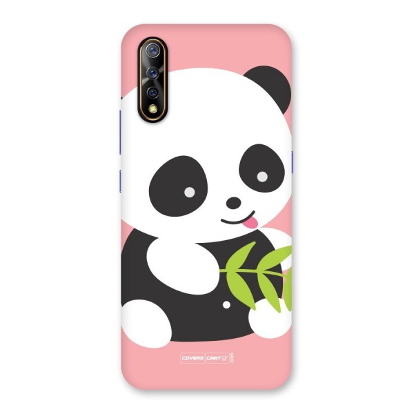 Cute Panda Pink Back Case for Vivo Z1x