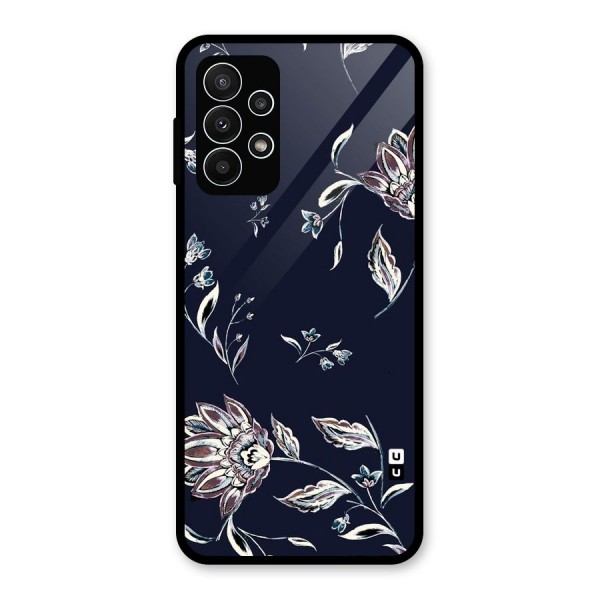 Cute Petals Glass Back Case for Galaxy A23