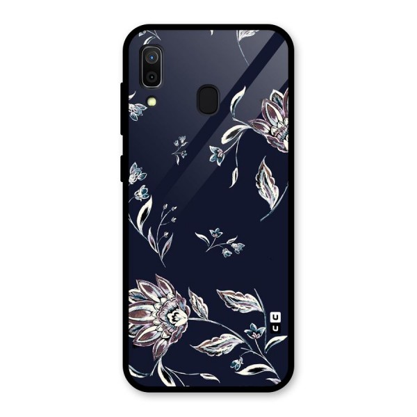 Cute Petals Glass Back Case for Galaxy A30