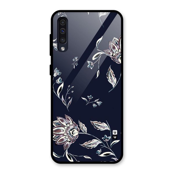 Cute Petals Glass Back Case for Galaxy A50