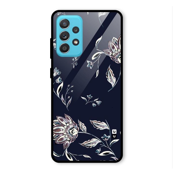 Cute Petals Glass Back Case for Galaxy A52s 5G