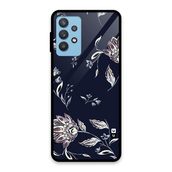 Cute Petals Glass Back Case for Galaxy M32 5G