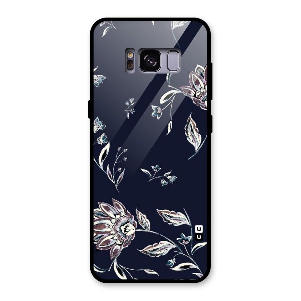 Cute Petals Glass Back Case for Galaxy S8