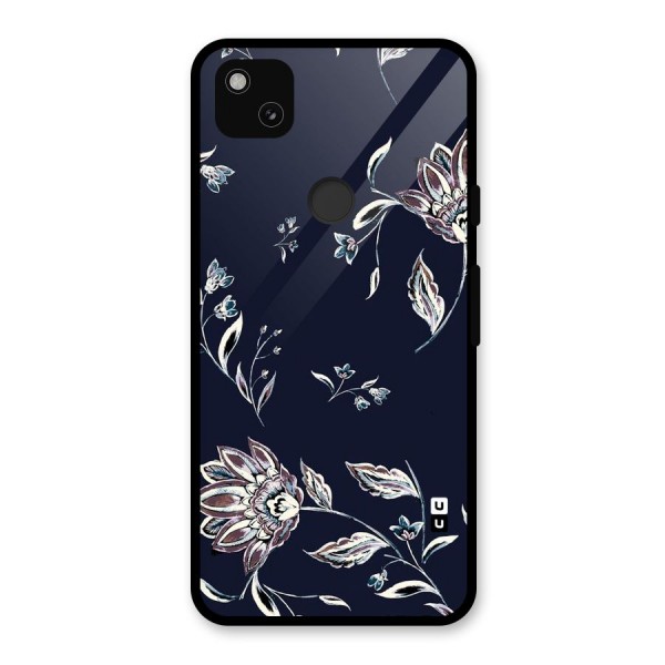 Cute Petals Glass Back Case for Google Pixel 4a