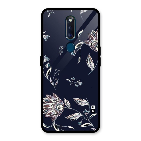 Cute Petals Glass Back Case for Oppo F11 Pro