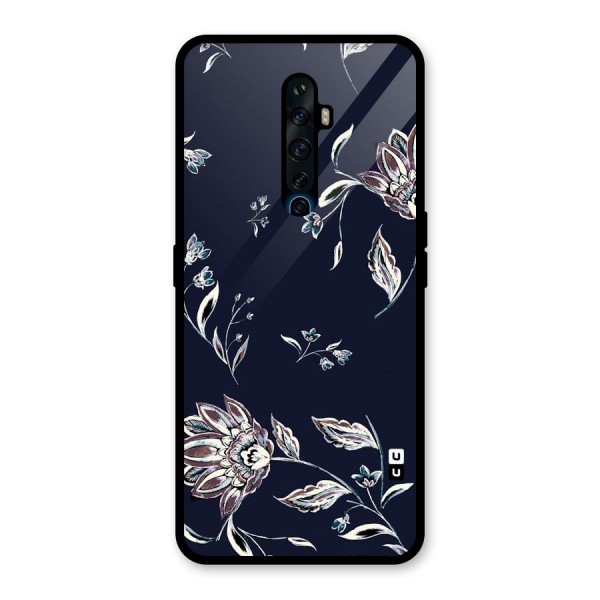 Cute Petals Glass Back Case for Oppo Reno2 Z