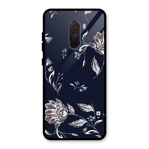 Cute Petals Glass Back Case for Poco F1