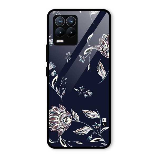 Cute Petals Glass Back Case for Realme 8