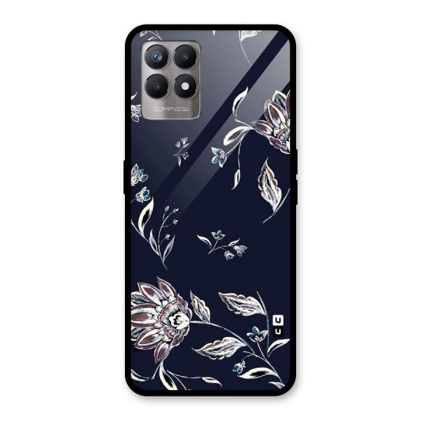 Cute Petals Glass Back Case for Realme 8i