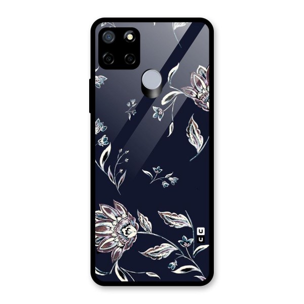 Cute Petals Glass Back Case for Realme C12