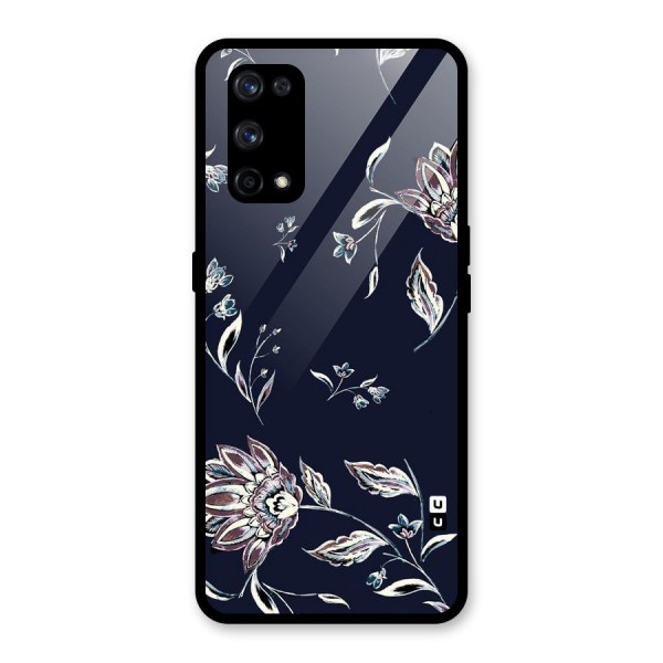 Cute Petals Glass Back Case for Realme X7 Pro