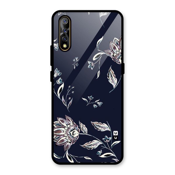 Cute Petals Glass Back Case for Vivo S1