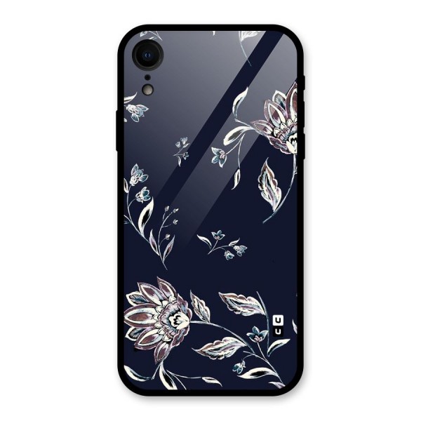 Cute Petals Glass Back Case for XR