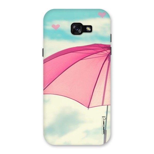 Cute Pink Umbrella Back Case for Galaxy A7 (2017)