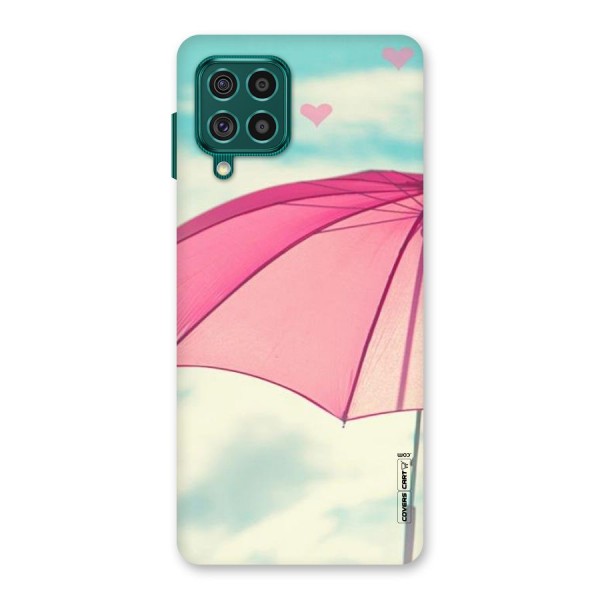 Cute Pink Umbrella Back Case for Galaxy F62