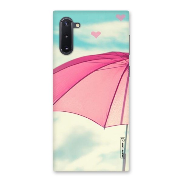 Cute Pink Umbrella Back Case for Galaxy Note 10