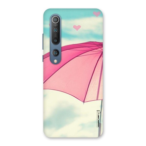 Cute Pink Umbrella Back Case for Mi 10