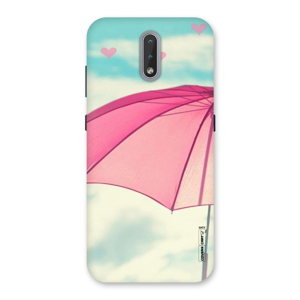 Cute Pink Umbrella Back Case for Nokia 2.3