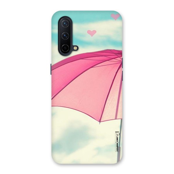 Cute Pink Umbrella Back Case for OnePlus Nord CE 5G