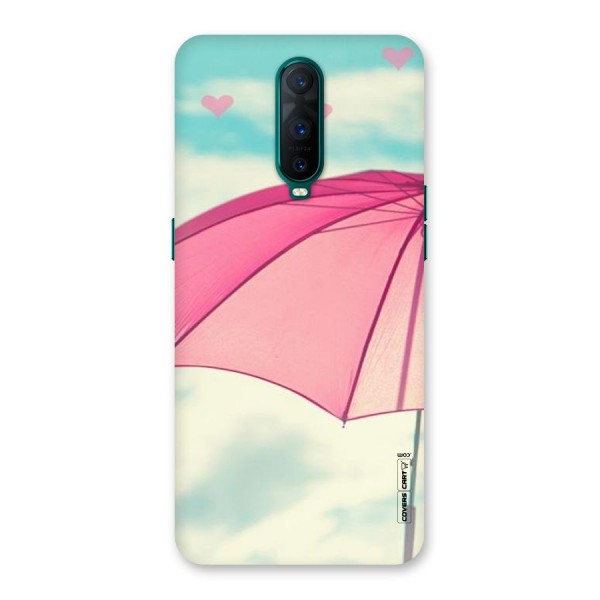 Cute Pink Umbrella Back Case for Oppo R17 Pro