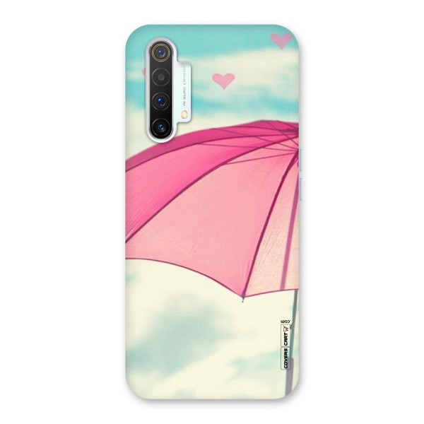 Cute Pink Umbrella Back Case for Realme X3