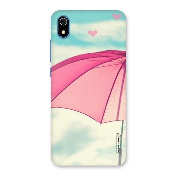 Cute Pink Umbrella Back Case for Redmi 7A